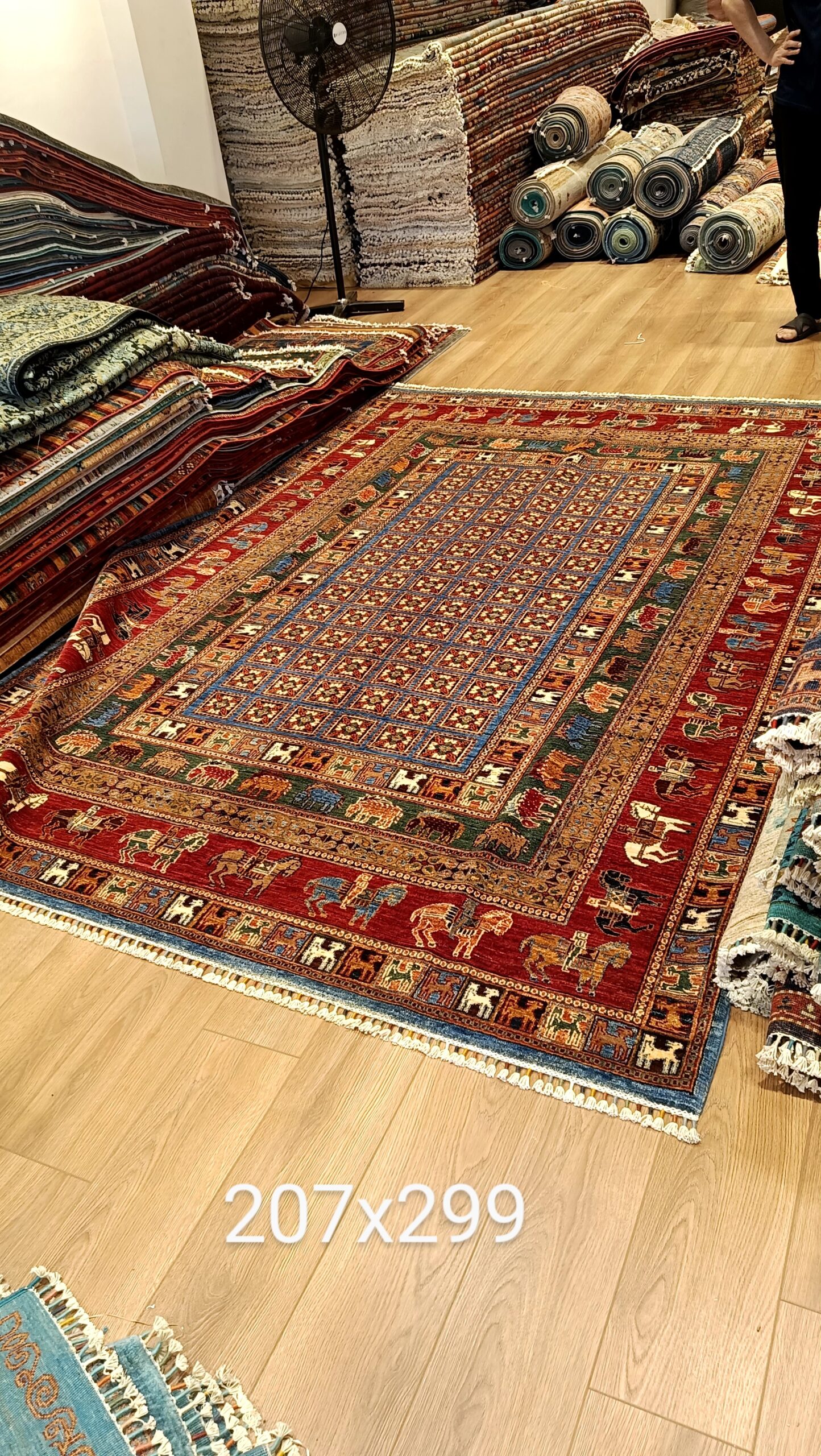 IMG20250730145713~2 El Dokuma Afgan Pazırık Halısı - Görsel 1